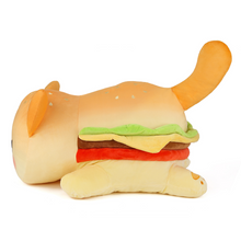 Load image into Gallery viewer, Cheeseburger Cat Pillow Plush
