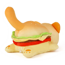 Load image into Gallery viewer, Cheeseburger Cat Pillow Plush
