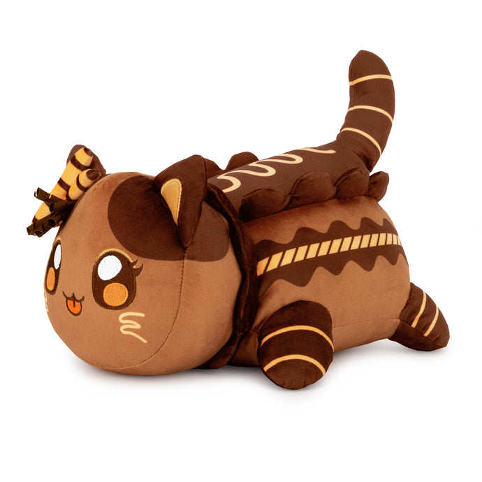 10In New Pattern Cute Aphmau Cinnamon Roll Green Cat Plush Doll Toys Kids  Gift