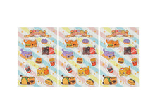 Load image into Gallery viewer, Food Cat Puff Sticker Sheets!
