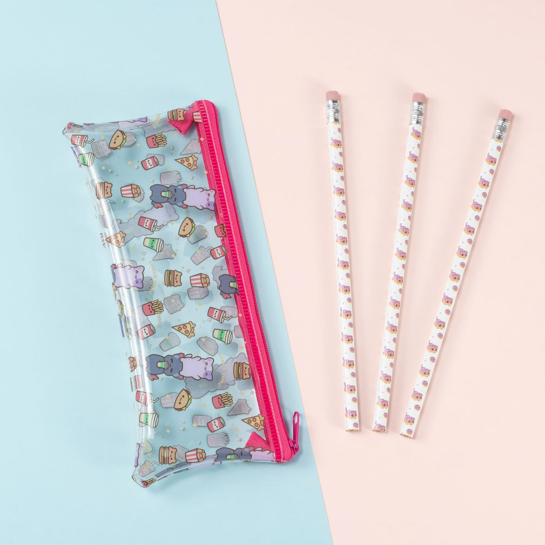 Snack Time Pencil Pouch Set!