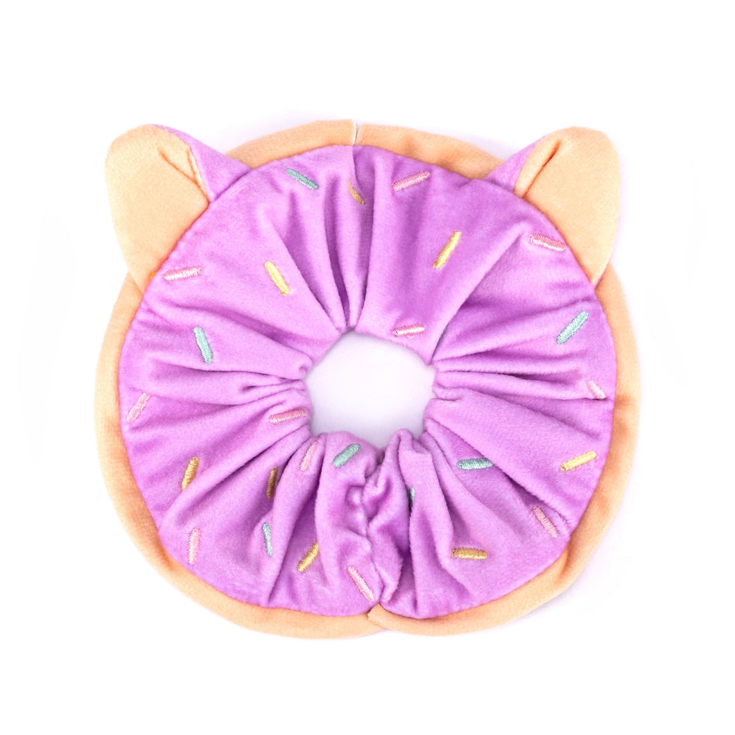 Donut Cat Scrunchie