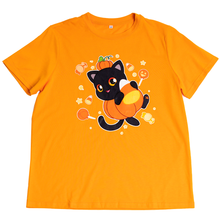 Load image into Gallery viewer, Pumpkin Cat Tee

